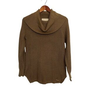 Micheal Kors olive green oversized sweater knit size XS